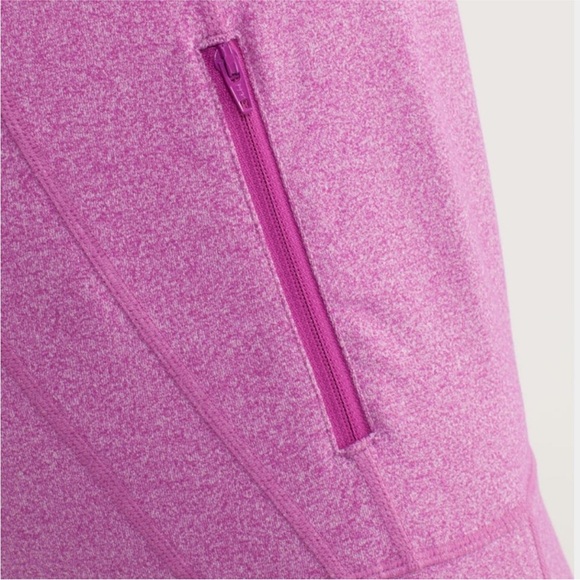 LULULEMON ATHLETICA STRIDE HEATHERED Full-Zip Jacket Ultra Violet Pink - Picture 6 of 11